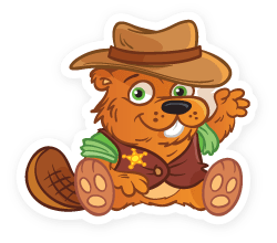 cartoon beaver