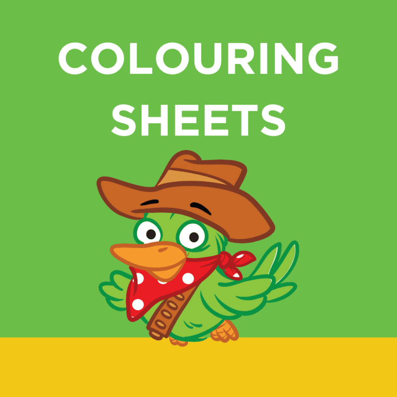 Sheriff's Corner Colouring Sheets